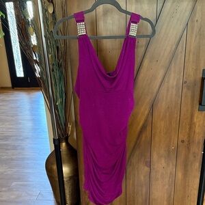 Ruby Rox Purple Asymmetrical Dress
